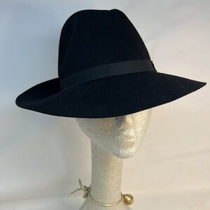 Borsalino Sz 7 and 1/8 Felt Alessandria Large Brim Hat
